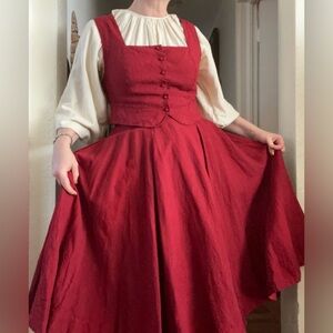 Son De Flor Second Breakfast Vest & Classic Skirt Set OOAK